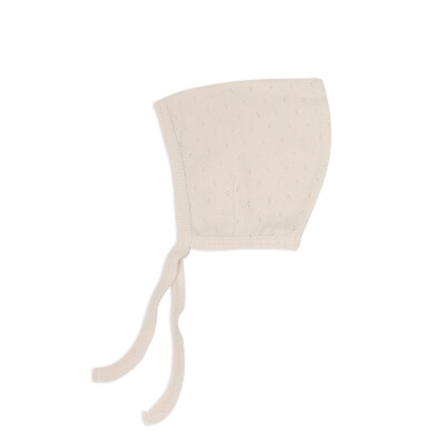 Pointed bonnet pointelle