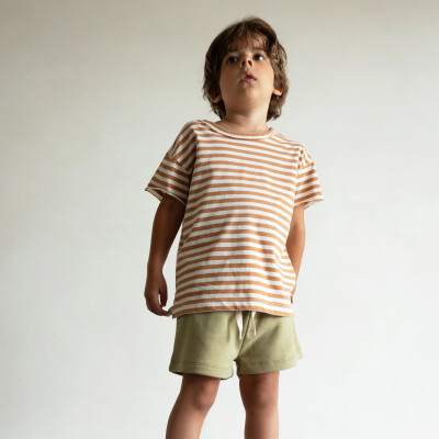 Oversized tee s/s stripes