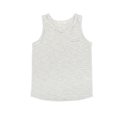 Pocket tank top stripes