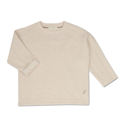 Loose sweater l/s linen-blend