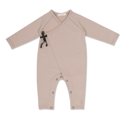 Cross-over newborn suit cashmere-blend